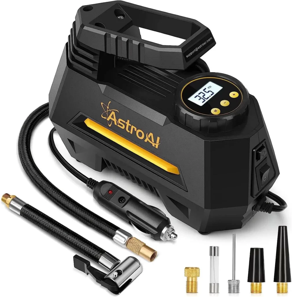 AstroAI Tire Inflator Portable Air Compressor Air Pump for Car Tires | Latest N Trending