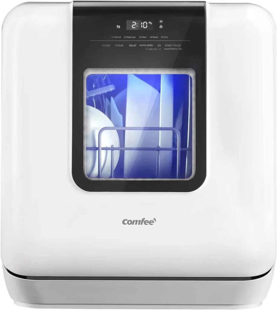 COMFEE' Countertop Dishwasher - ‎CDC17P2AWW | Latest N Trending