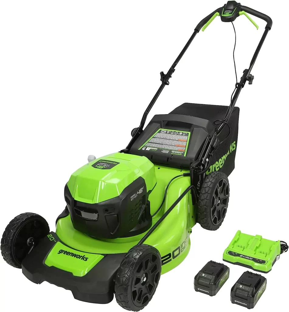 Greenworks 2 x 24V (48V) 20" Brushless Cordless Push Lawn Mower | Latest N Trending